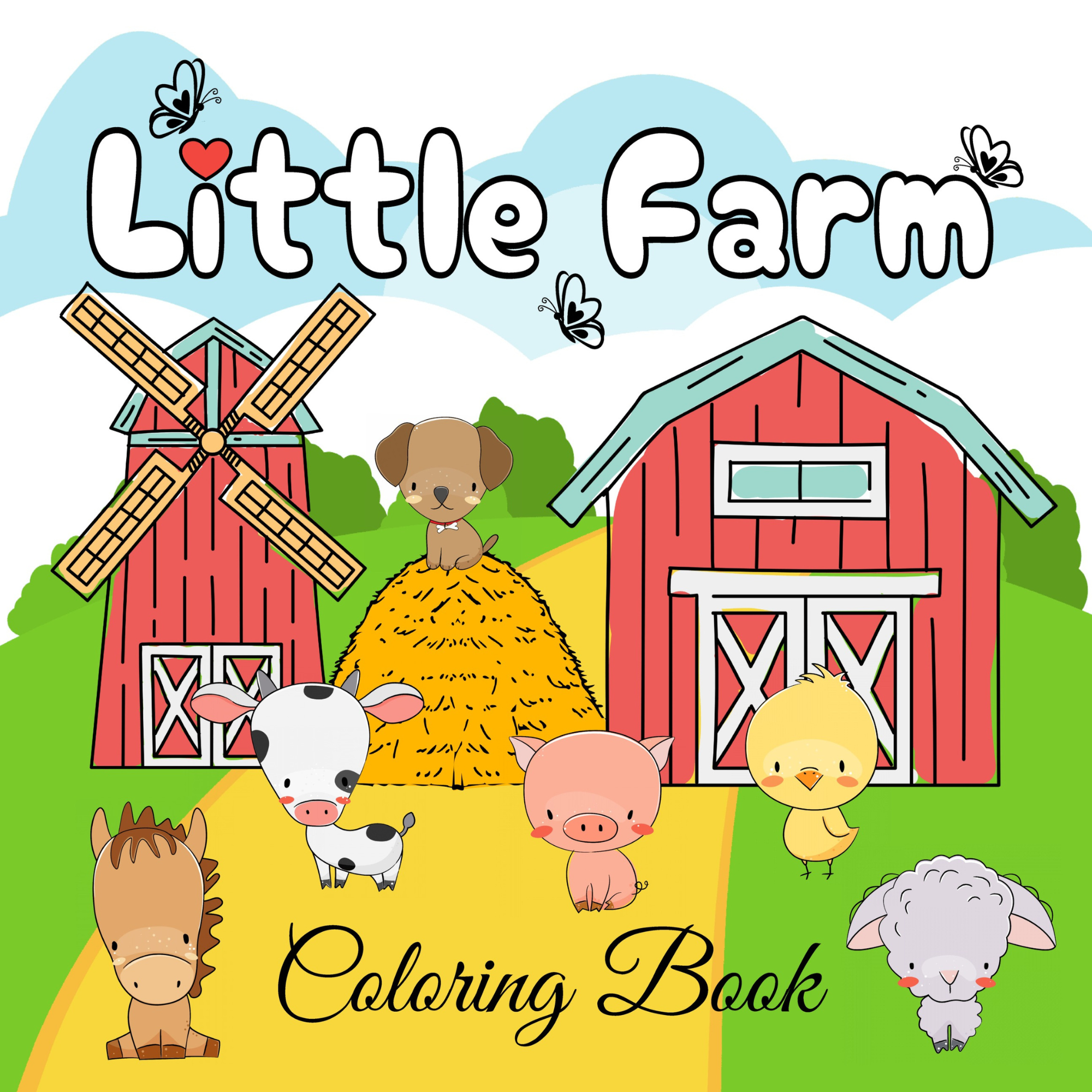 little cuties friends cute coloring book availbale at amazon